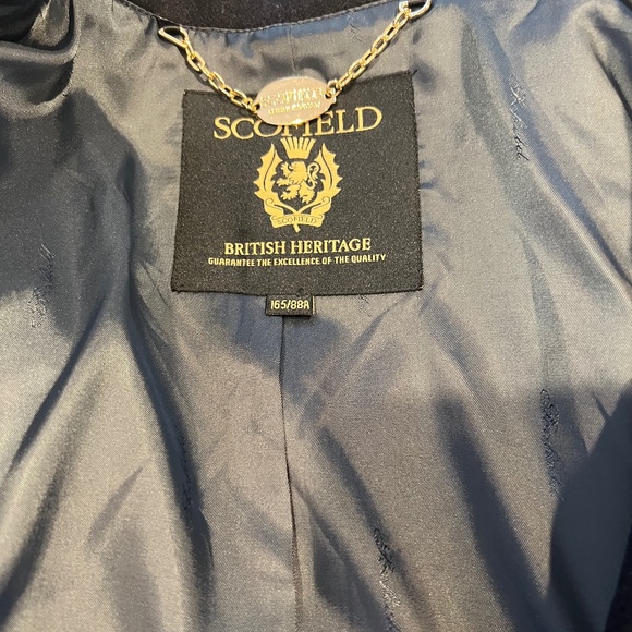 Women navy Scofield coat - Picture 11 of 13